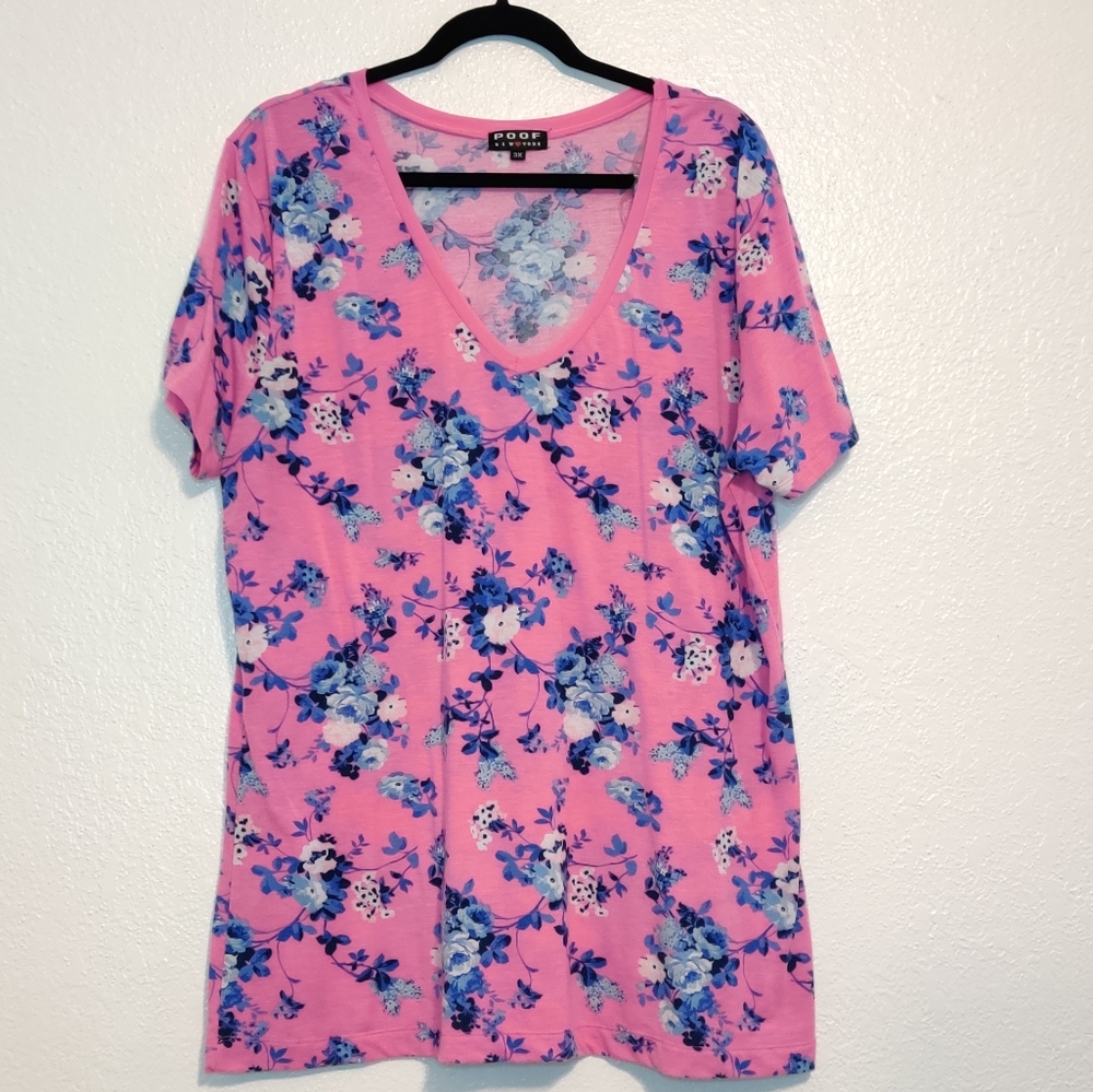 Poof NY Pink Floral Top